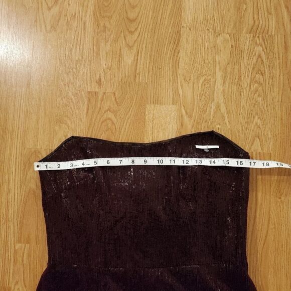 Haney Martina Strapless Sequin Sheath Dress sz 12 - Picture 9 of 12